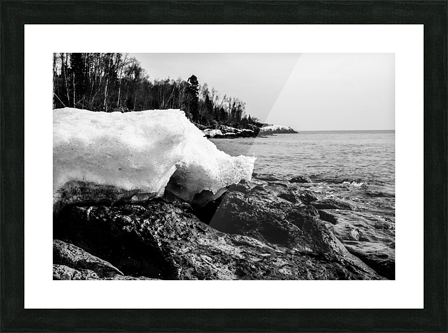 Spring Lakeshore Picture Frame print