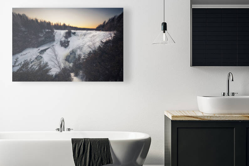 Frozen Kakabeka Falls Reproduction
