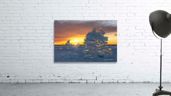 Icy Sunrise 2 Wall Preview