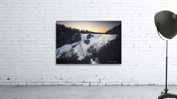Frozen Kakabeka Falls Wall Preview
