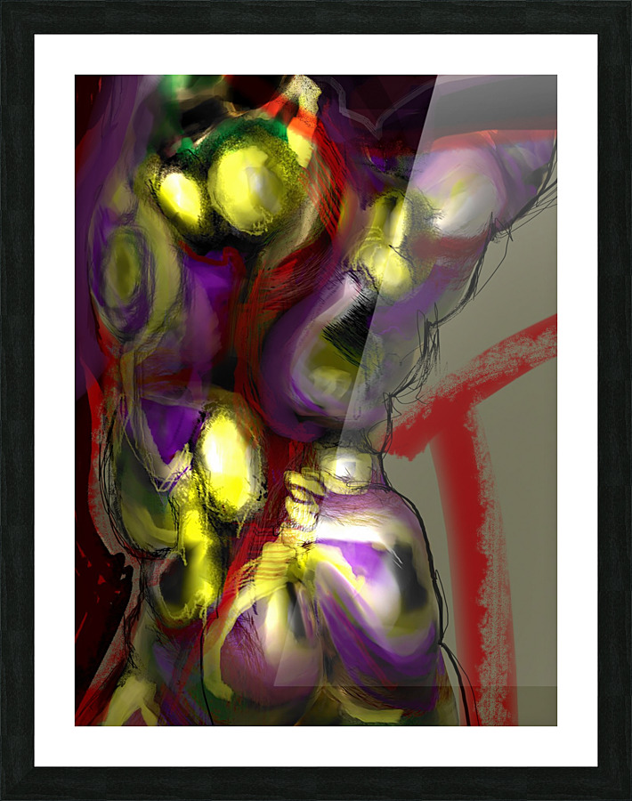 Torso Mardi Gras Picture Frame print