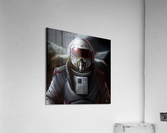 Space Fighter Pilot Acrylic Print