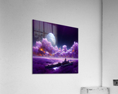 Sailing a Lavender World Acrylic Print