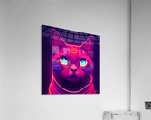 Neon Cat 2 Acrylic Print