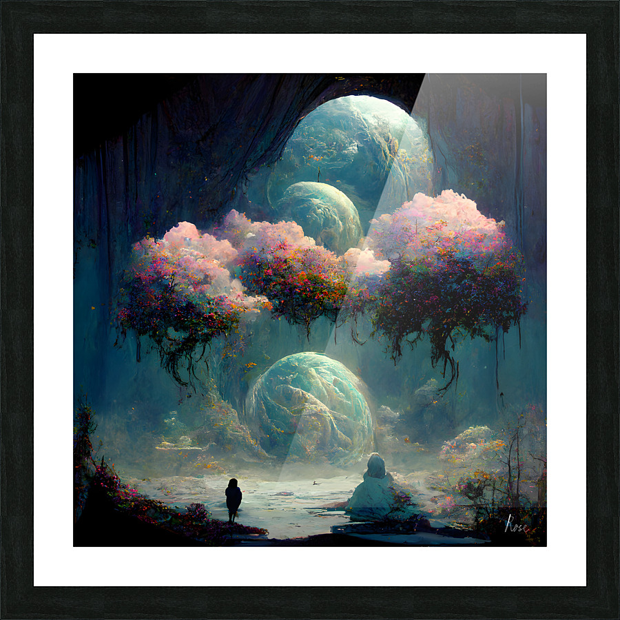 Dreamy Caves Picture Frame print