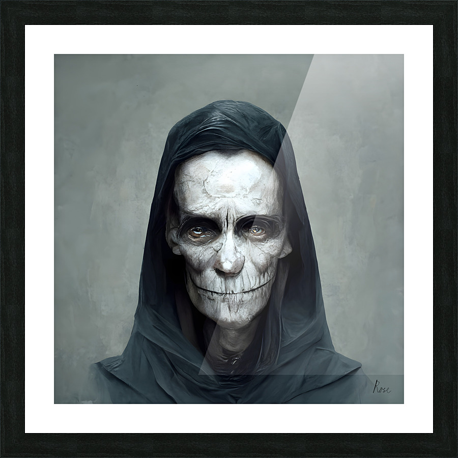 Grim Reaper Picture Frame print