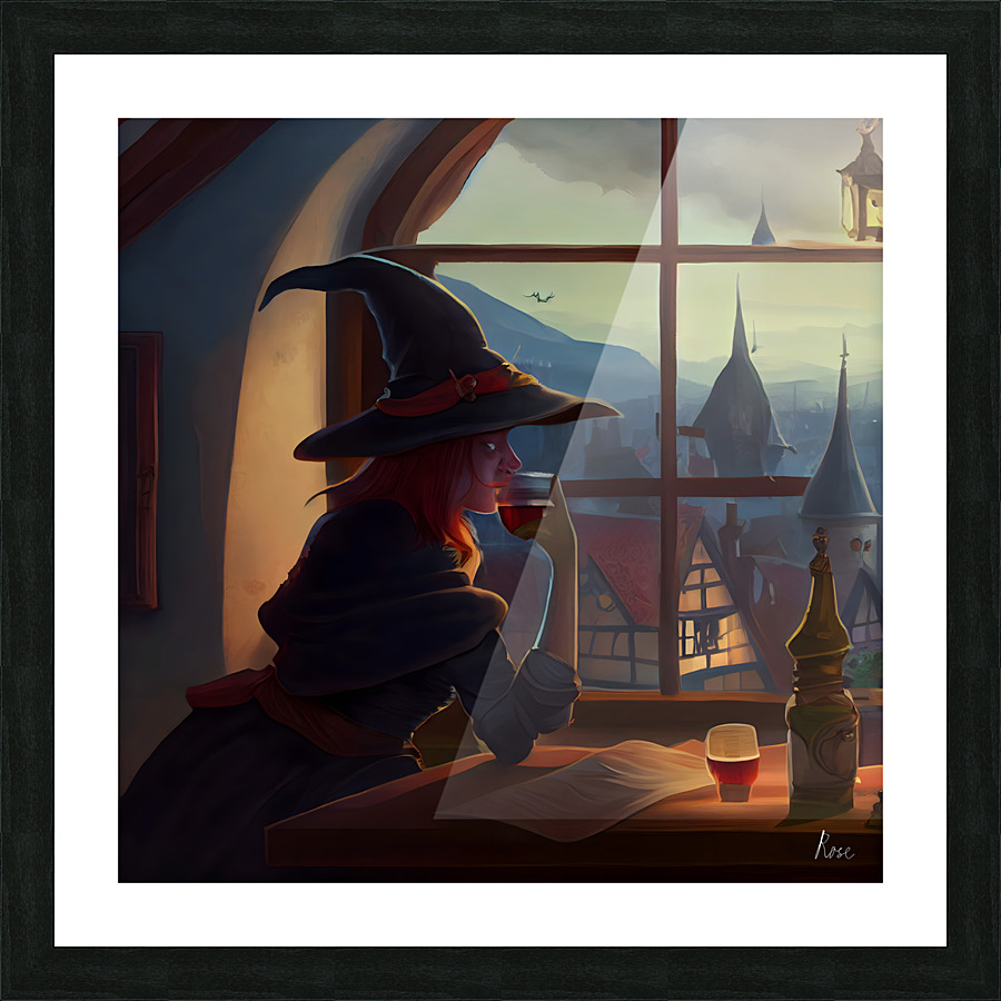 Beverly the Witch Picture Frame print