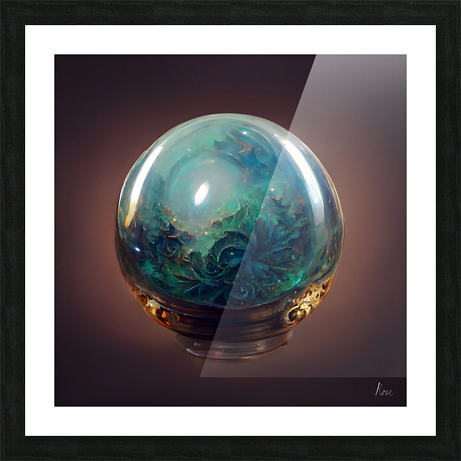 Crystal Ball Picture Frame print