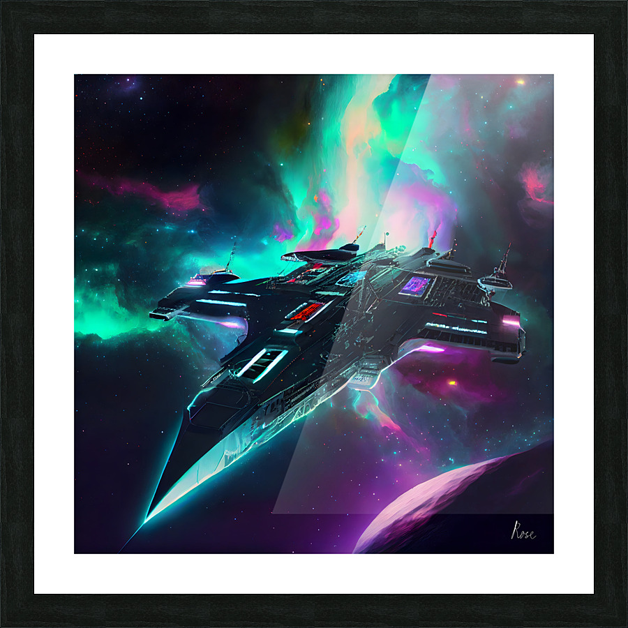 Traversing the Nebula Picture Frame print