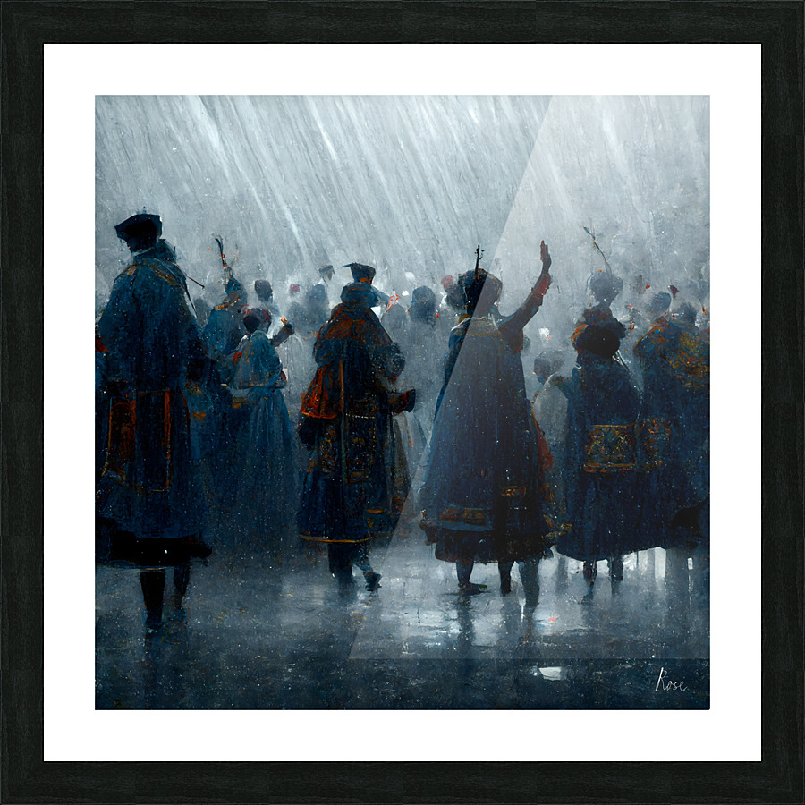 Rain Dances Picture Frame print