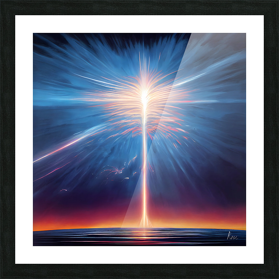 The Light Picture Frame print