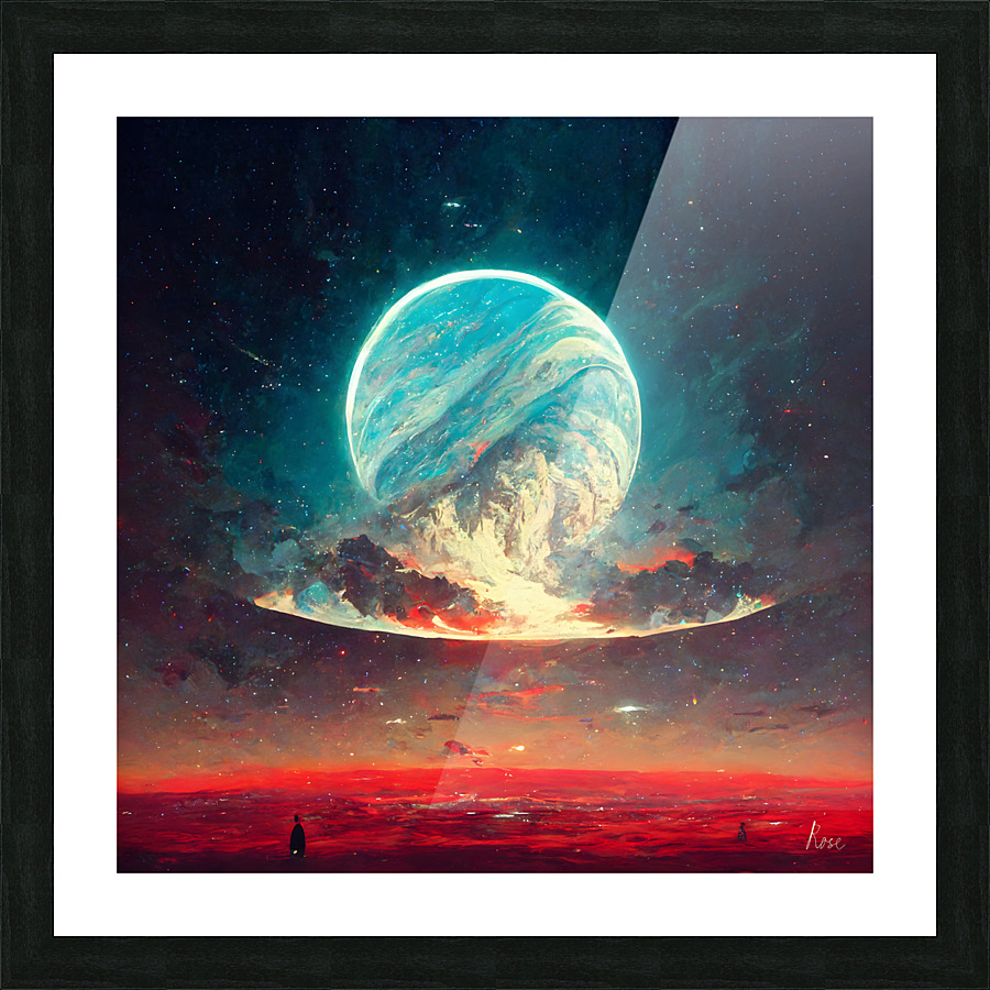 Rising over Red World Picture Frame print