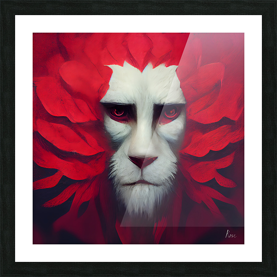 Red Lion Picture Frame print