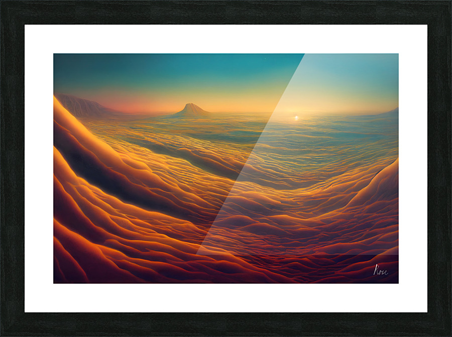 Martian Sunrise Picture Frame print