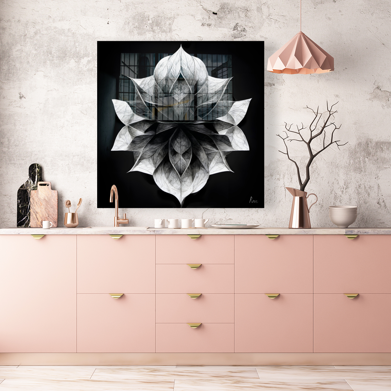 Fractal Rose Reproduction