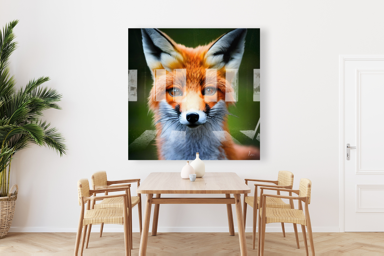 Fox Portait Reproduction