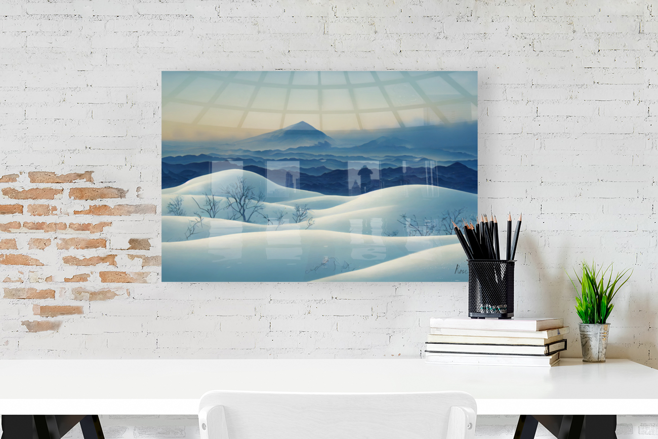 Wintery Hills Reproduction