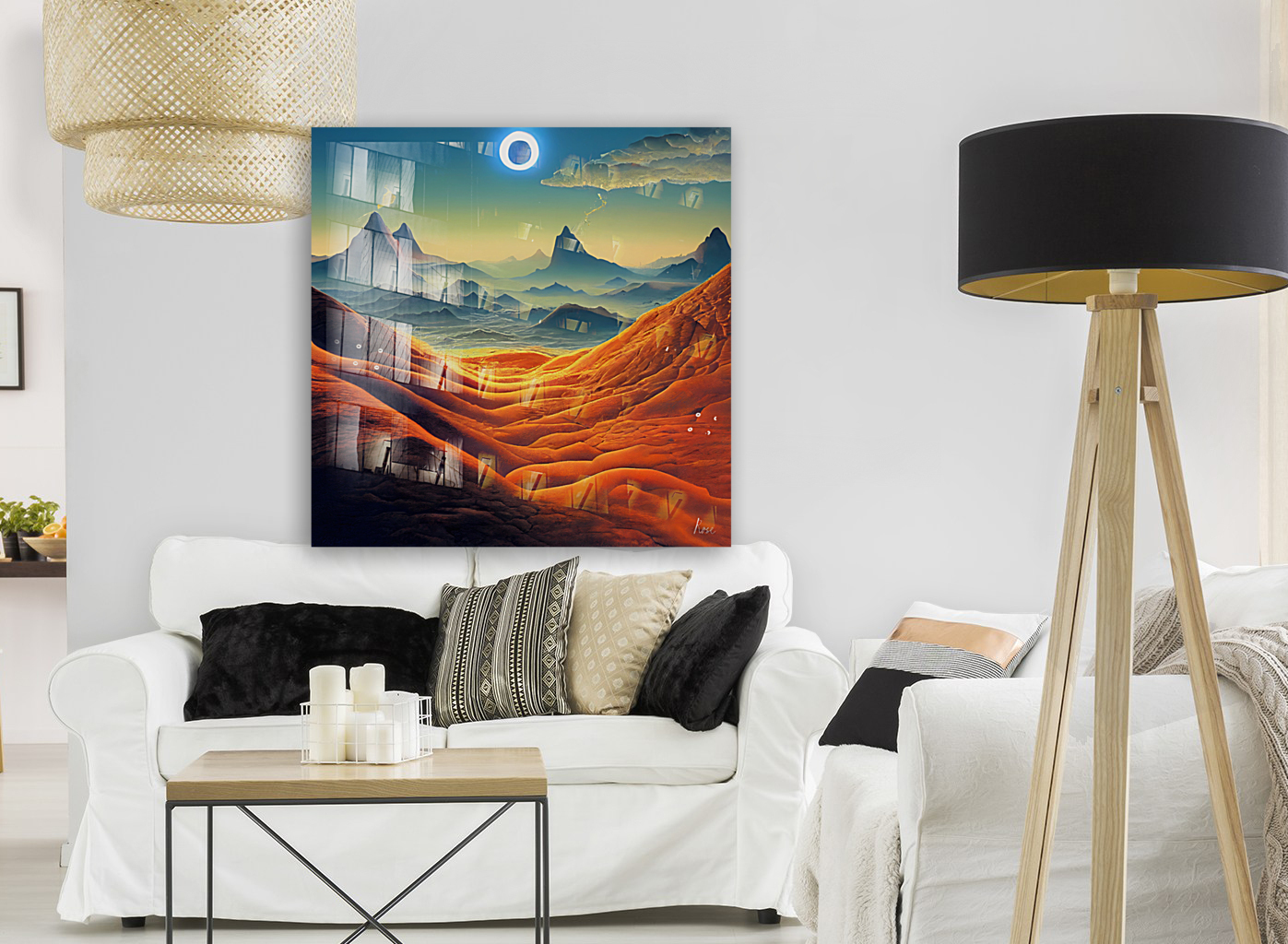 Martian Mountians Reproduction