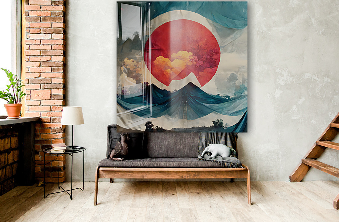 Red Sun Rising Reproduction