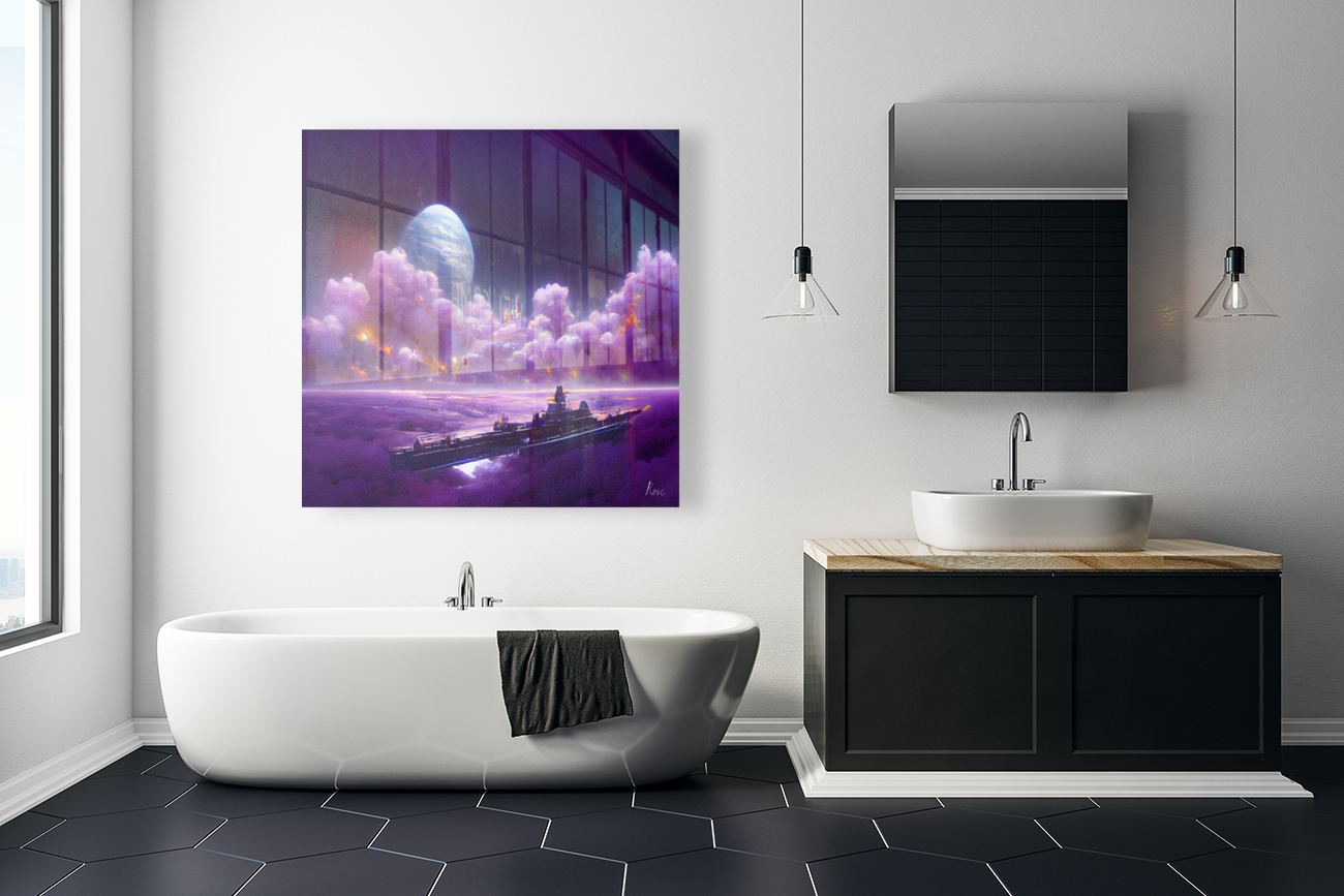 Sailing a Lavender World Reproduction