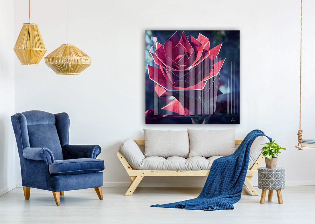 Metal Rose Reproduction
