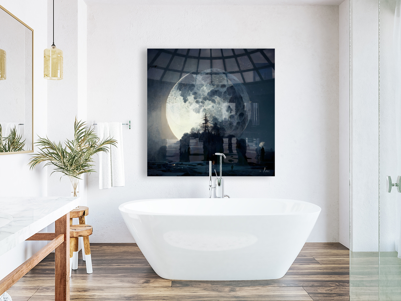 Moon Rise Reproduction