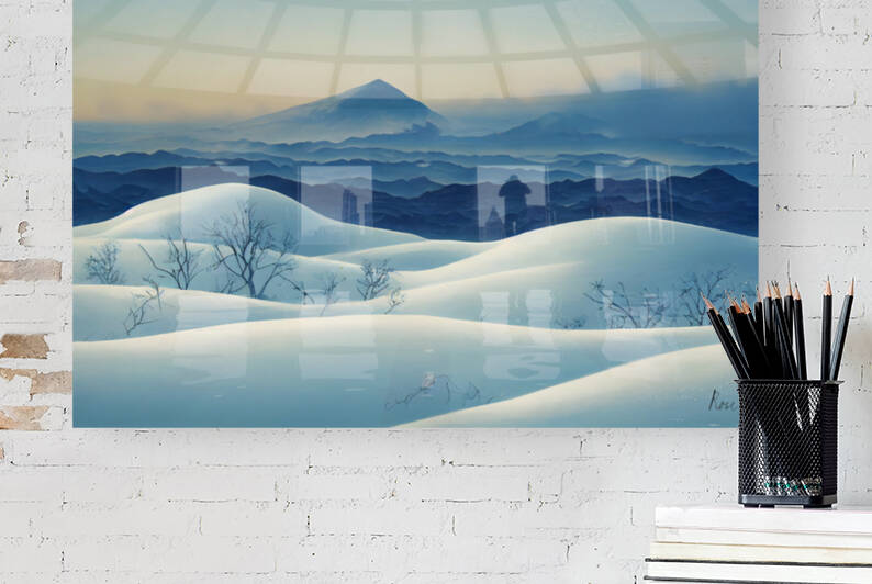 Wintery Hills Reproduction