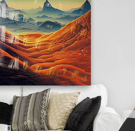 Martian Mountians by Rose Dragon