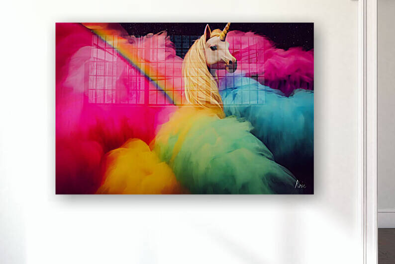 Neon Unicorn Reproduction