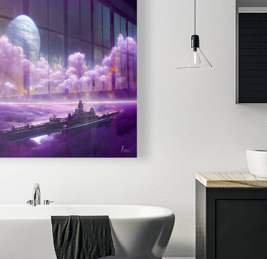 Sailing a Lavender World Reproduction
