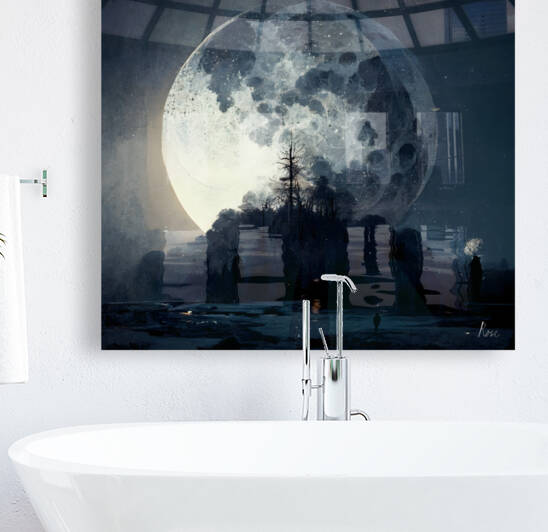 Moon Rise Reproduction