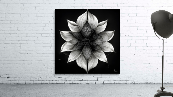 Fractal Rose 3 Wall Preview