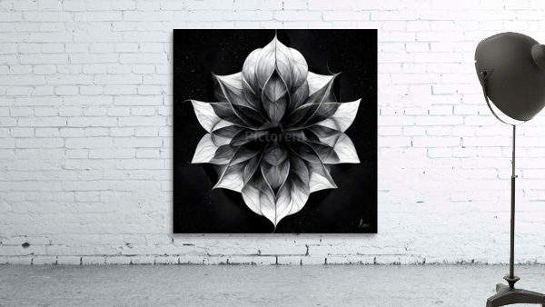 Fractal Rose 2 Wall Preview