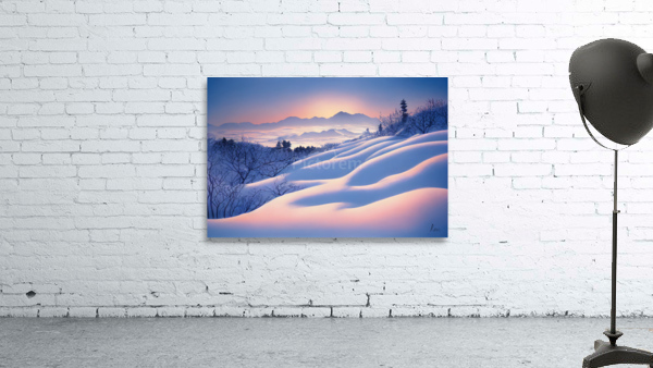 Snowy Pass Wall Preview