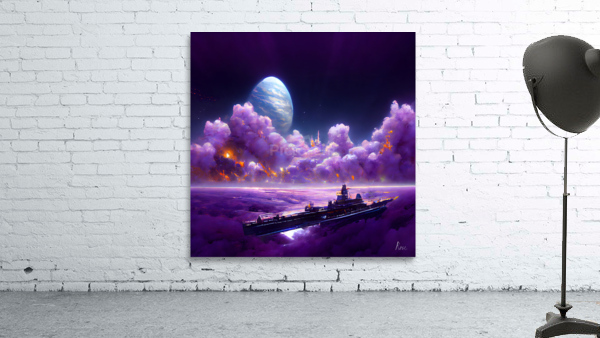 Sailing a Lavender World Wall Preview