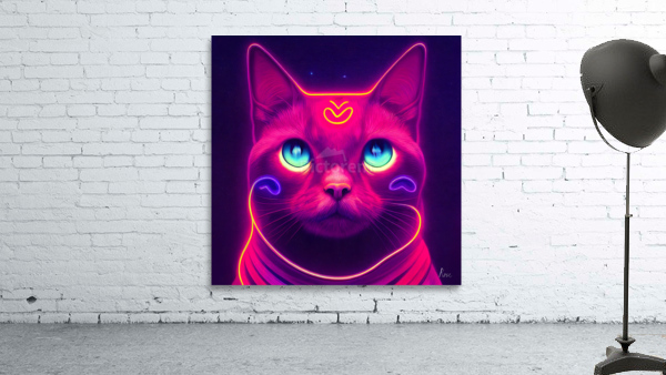 Neon Cat 2 Wall Preview
