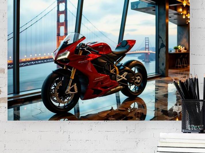 Penthouse Ducati in San Francisco by Denis Dean Roth