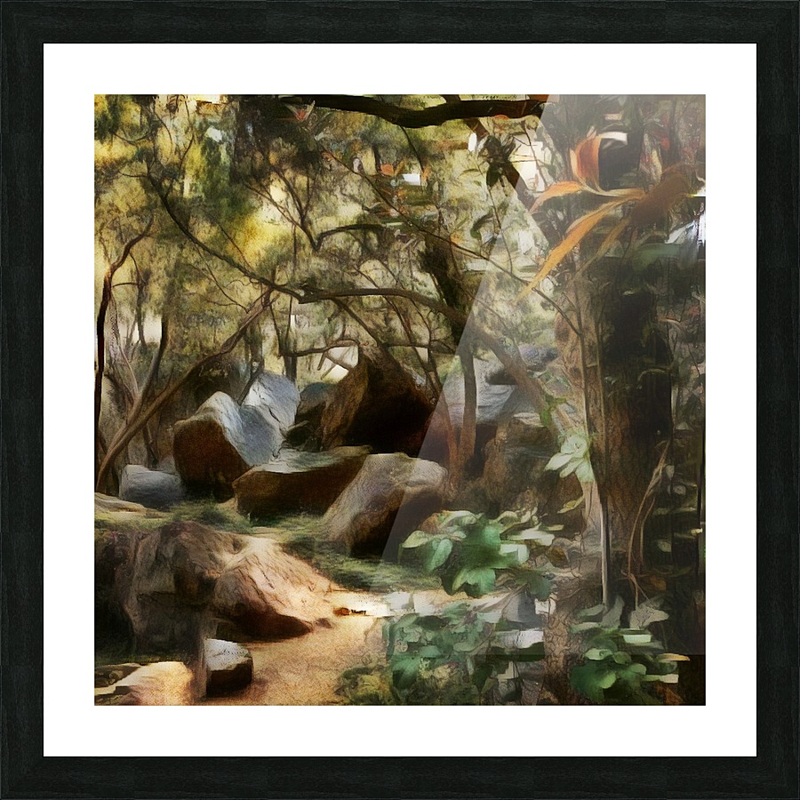 Into the Woods Picture Frame Printing