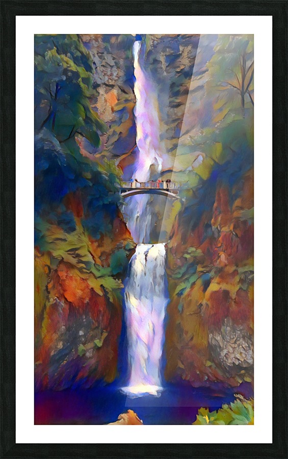 Multnomah falls Picture Frame Printing