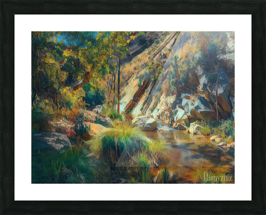Ojai canyons Picture Frame Printing
