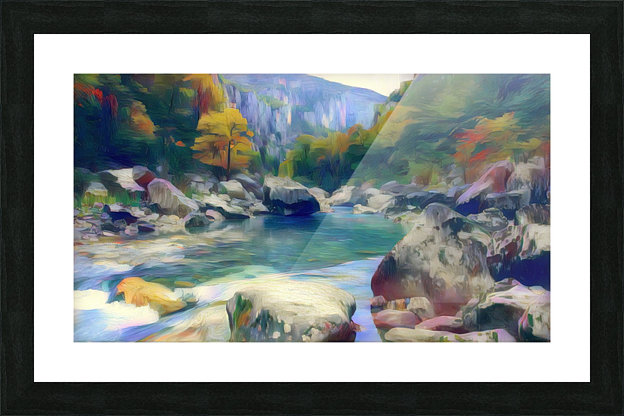 Boulder dash Picture Frame Printing