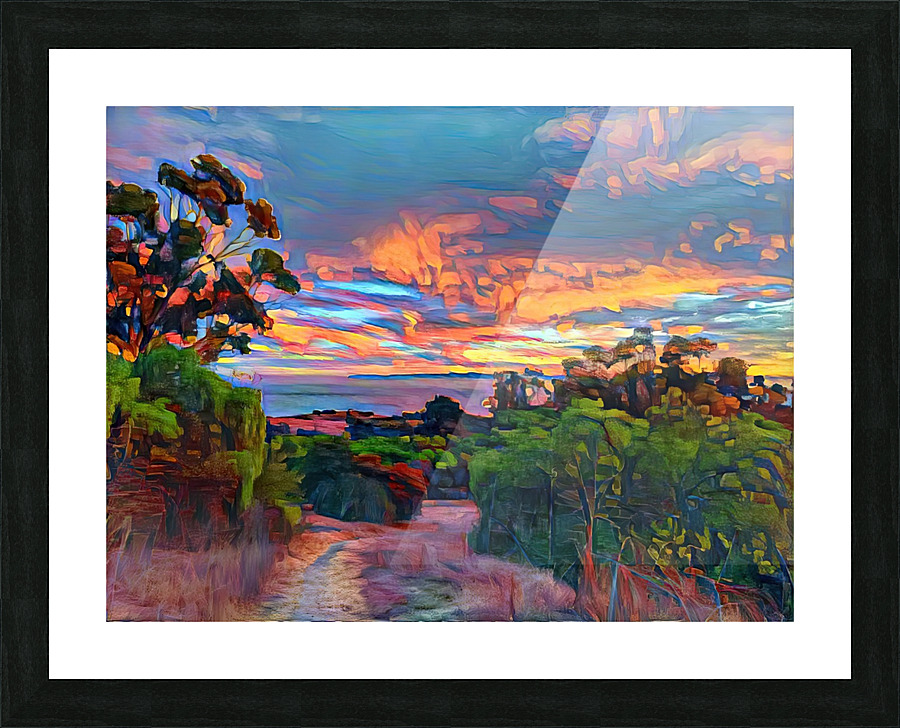 Sunset sky Picture Frame Printing