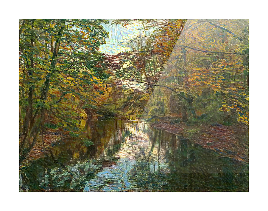 Autumn forrest Picture Frame Printing