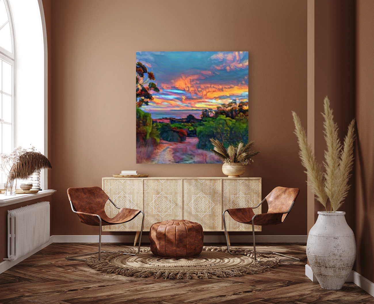 Sunset sky Reproduction