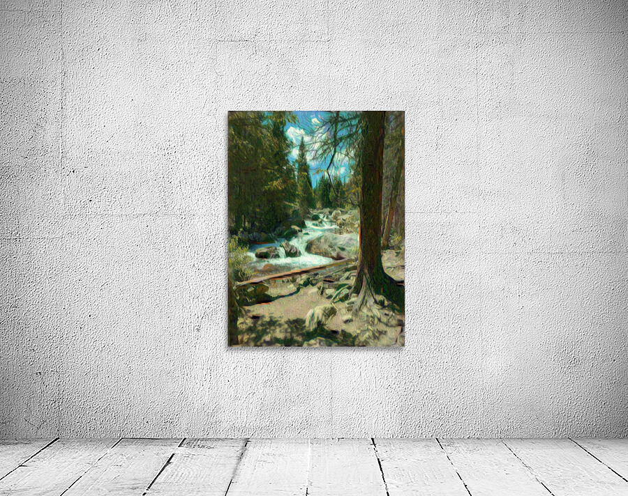 Rocky Mountain waterfall Wall Preview
