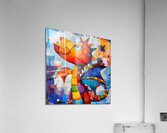 THE COLORFUL DRAGON Acrylic Print