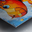 THE COLORFUL DRAGON Metal print