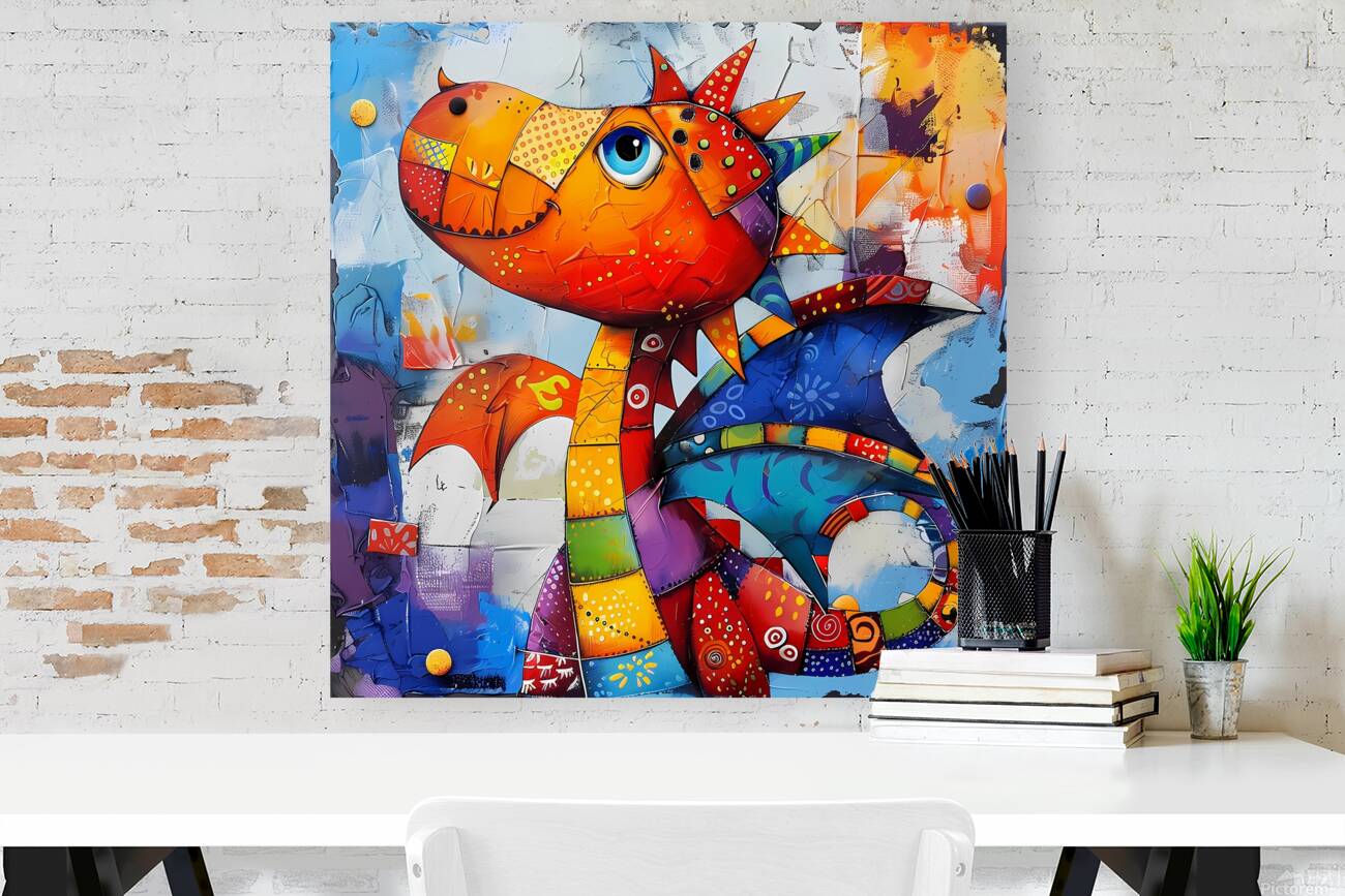 THE COLORFUL DRAGON Reproduction