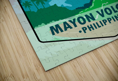 Mayon Volcano Philippines Artistic Paradigms puzzle