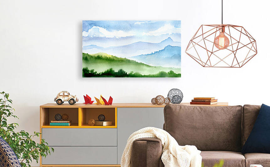 Hand-drawn Watercolor Meadow Grasses by Artistic Paradigms